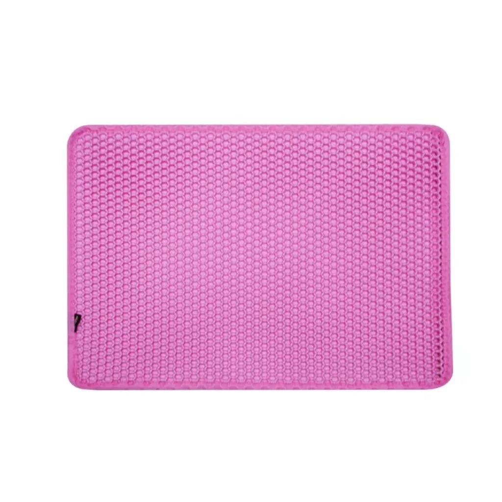 Cat Litter Mat Large Size Waterproof Pet Toilet Cat Litter Trapping Mat Non Slip Double Layer Cats Litter Box Pad Pet Product
