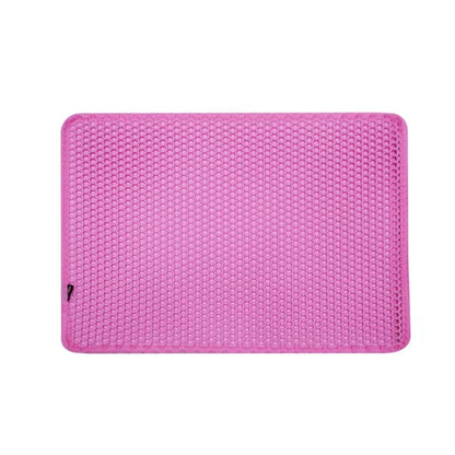 Cat Litter Mat Large Size Waterproof Pet Toilet Cat Litter Trapping Mat Non Slip Double Layer Cats Litter Box Pad Pet Product